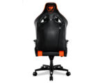 Silla Gamer Profesional Armor Titan Reclinable Negro con Naranja - Imagen 2