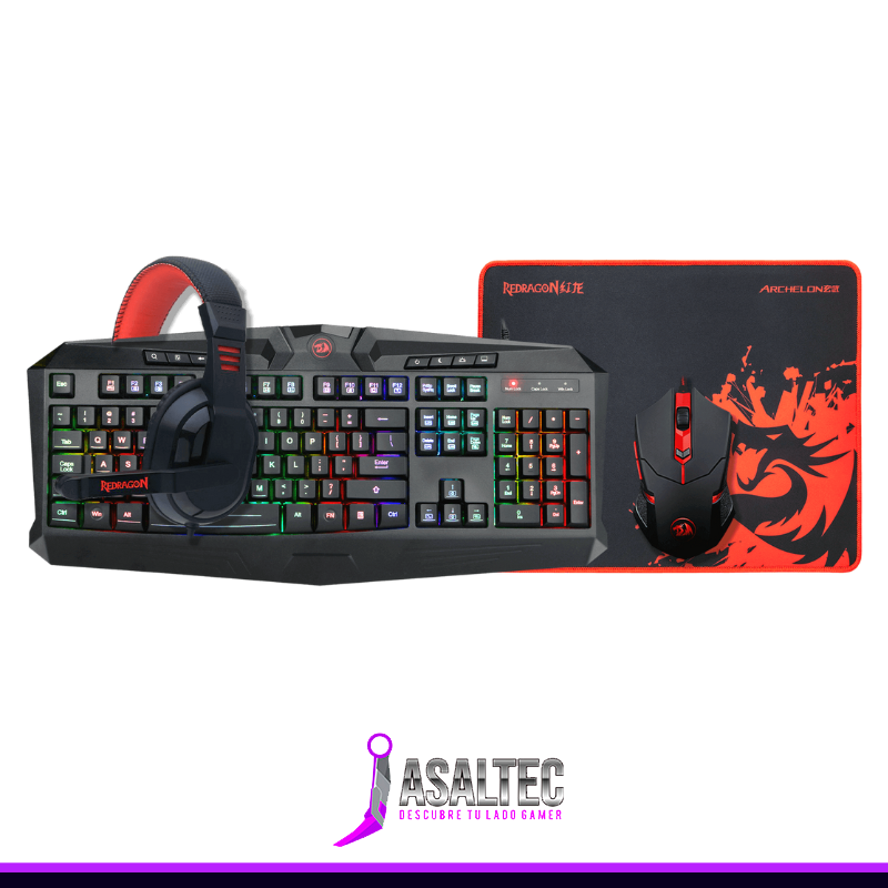 Diseño sin título - 2022-02-17T133856.137 Combo Key Men + Mouse, Switch Membrana + Audif + Pad S101-BA-SP / S101-BA - Imagen 1