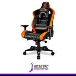 Silla Gamer Profesional Armor Titan Reclinable Negro con Naranja