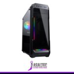 Gabinete Gamer Cougar MX331-T, ARGB, ATX, Vidrio Templado, Sin Fuente, Negro
