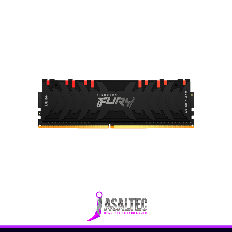 Diseño sin título (4) Memoria Ram DDR4 8GB 4000MHz Kingston Fury Renegade RGB - Imagen 1