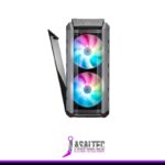 Gabinete Gamer Cooler Master H500P ARGB, Mid Tower, Mini-ITX/Micro-ATX/ATX/E-ATX, Gun Metal/Black - Imagen 2