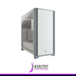 Gabinete CORSAIR ATX Semitorre 4000D Tempered Glass - White
