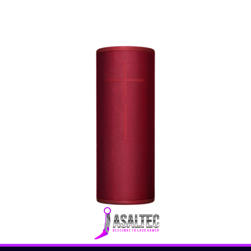 MONI (8) Parlante Wireless Bluetooth UE MegaBoom 3 - Sonido de 360° ultrapotente con graves atronadores, Red - Imagen 1
