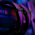 Extensión con mangas Kit de Cables morado/negro - Imagen 2