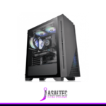 Gabinete H330 TG/Black/Win/SPCC/Tempered Glass