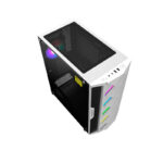 GAMEMAX GABINETE GAMING WHITE DIAMOND ATX - Imagen 4