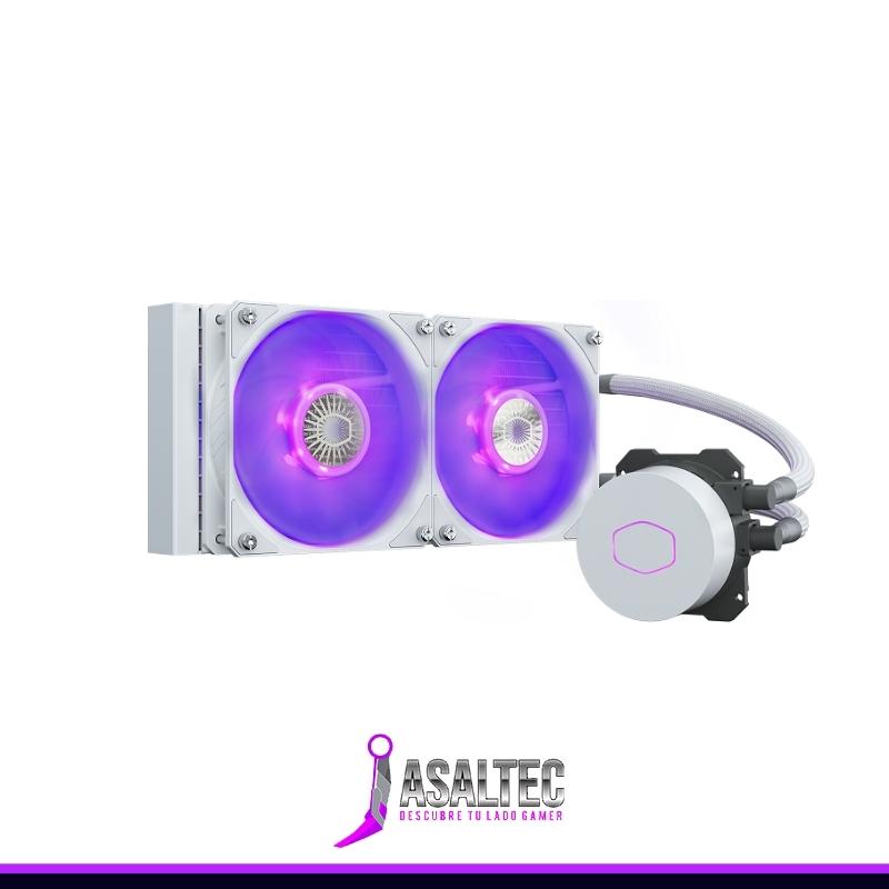 MCB-B511D-KGNN-RGA (10) REFRIGERACIÓN LÍQUIDA COOLER MASTER ML240L V2 RGB – WHITE - Imagen 1