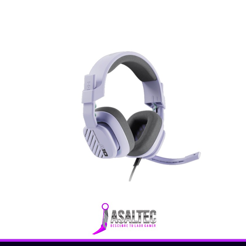 Diseño sin título - 2022-11-16T113908.437 AURICULAR LOGITECH C/MIC ASTRO A10 GEN 2 LILA PC PS XBOX - Imagen 1