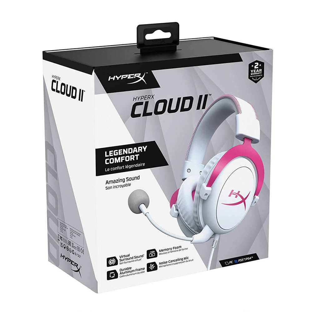 HyperX Headset Cloud II Pink | Jasaltec