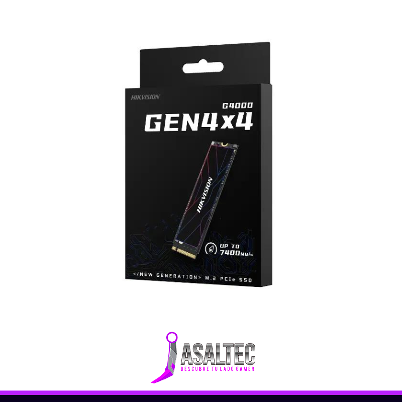 2 Unidad de Almacenamiento SSD M.2 - G4000 512GB HIKVISION - Imagen 1