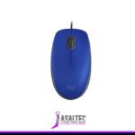 Mouse Logitech M110 SILENT, Tamaño Normal, Confortable, Wired, Click Silencioso, Blue