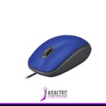 Mouse Logitech M110 SILENT, Tamaño Normal, Confortable, Wired, Click Silencioso, Blue - Imagen 3