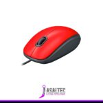 Mouse Logitech M110 SILENT, Tamaño Normal, Confortable, Wired, Click Silencioso, Red - Imagen 3