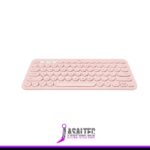 Teclado Inalámbrico Logitech K380 Multi-Device Bluetooth Keyboard - Bluetooth 3.0 - QWERTY - Español - Rosa