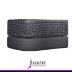 Teclado Logitech Ergo K860, Ergonómico con Reposamuñecas, Wireless Bluetooth 5.0