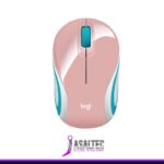 Mouse – Logitech Mini M187 3 Botones inalámbrico rosa