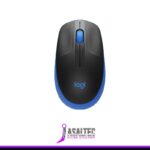 Mouse Logitech Inalambrico M190 Azul 3 botones