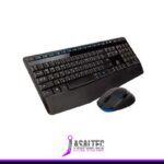 Kit Mouse + Teclado Logitech MK345 RF inalámbrico Universal QWERTY Batería Negro Azul - Imagen 2