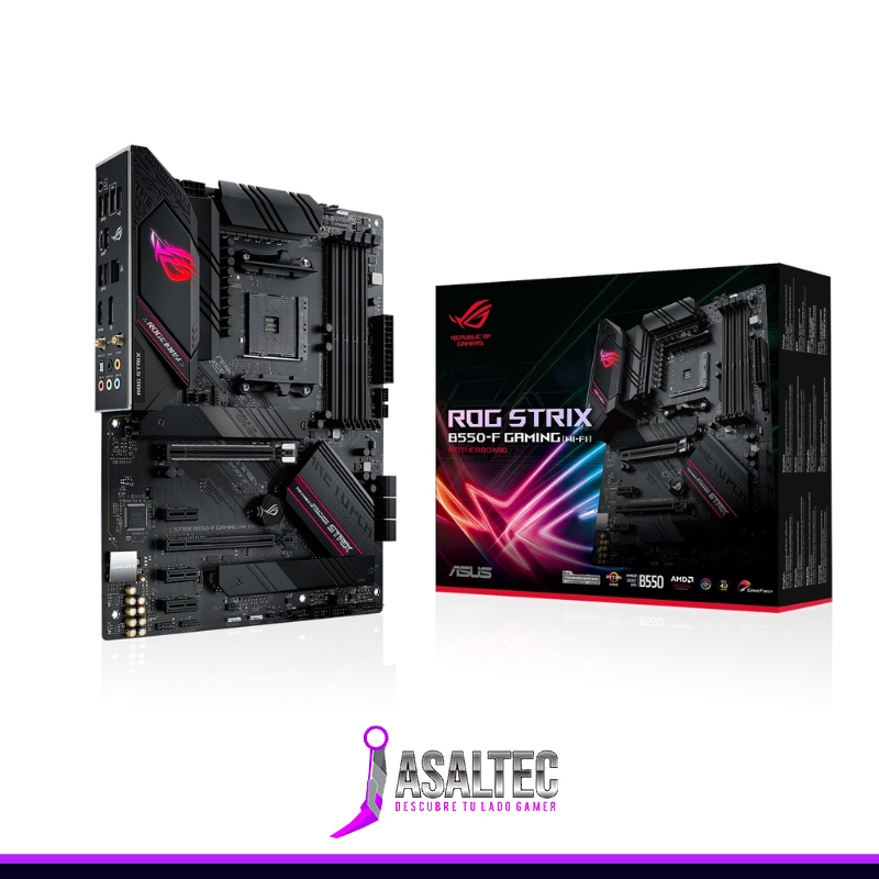 Diseño sin título - 2023-05-22T134358.604 M/B Asus ROG-STRIX-B550-F-GAMING-WI-FI ATX MB - Imagen 1