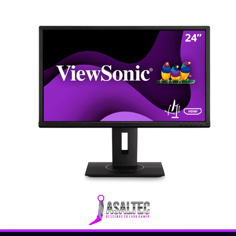 Diseño sin título - 2023-05-24T175408.049 Monitor Profesional Ergo 24″ ViewSonic Full HD Ajustable, HDMI, DP, VGA USB 3.2 - Imagen 1