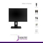 Monitor Profesional Ergo 24″ ViewSonic Full HD Ajustable, HDMI, DP, VGA USB 3.2 - Imagen 2