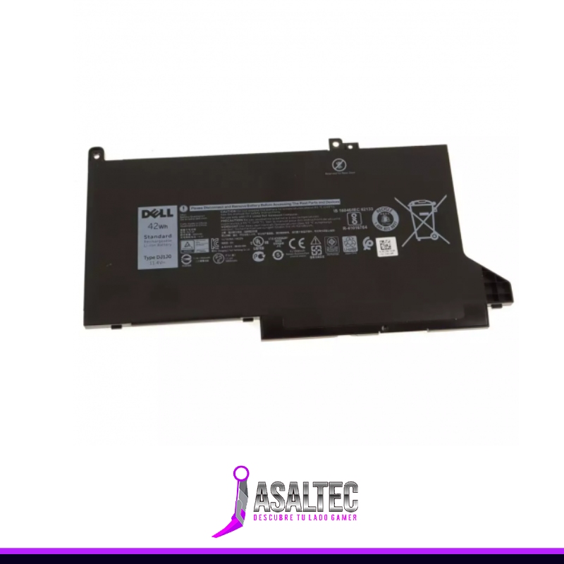 Diseño sin título - 2023-06-05T144014.369 Bateria Dell DJ1J0 Latitude 12 7000 7280 7380 7480 - Imagen 1
