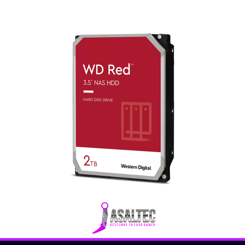 Diseño sin título WD Red Plus WD20EFZX 2TB SATA3 128mb IntelliPower - Imagen 1