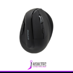 Mouse Inalámbrico Philco Pro Vertical, 6 Botones, 1600 DPI, Negro