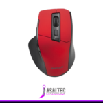 Mouse Inalámbrico Philco 345, Dongle USB, Wireless 2.4GHz, Rojo