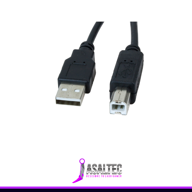 Copia de anibal creando Philco 81947 Cable USB A a USB B 1.8 Metros - Imagen 1