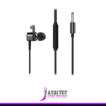 Audífono In-Ear HP DHH-3114 Metalico Negro Jack 3.5mm - Imagen 2