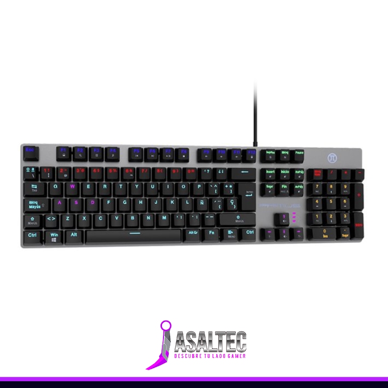 anibal creando - 2023-07-21T162152.448 Teclado Gamer Primus Gaming Ballista 90T, Mecánico, Switch Red, Gris/Negro - Imagen 1