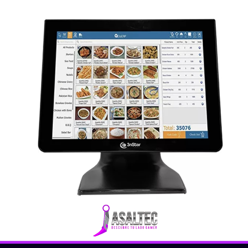 javascriptvoid(0) (55) Monitor Táctil Capacitivo de 15″ HD sin Bisel Base metálica VESA - POS-TCM008 - Imagen 1