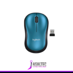 Mouse Inalámbrico Logitech M185, USB, Azul