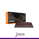 Teclado Gamer Cougar Core, Semi-Mecánico, QWERTY+Numérico, Iluminación Multicolor, Color negro - Imagen 2