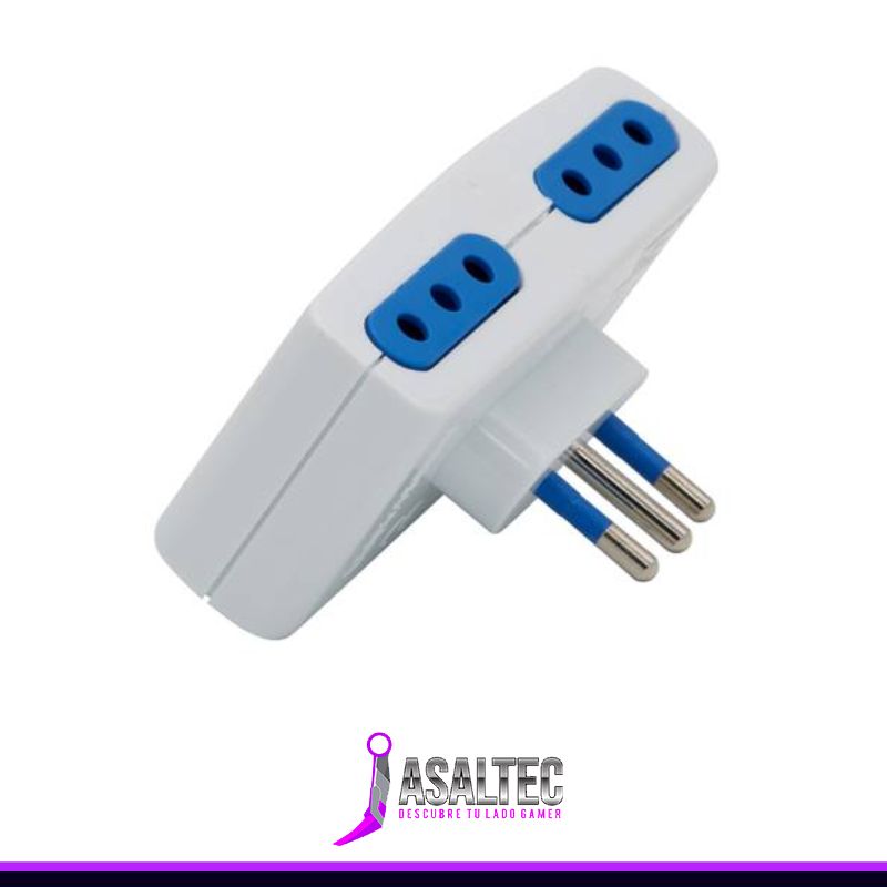 pia creando - 2023-08-23T144335.292 Enchufe Philco Cuadruple, 10A 250V, Blanco - Imagen 1