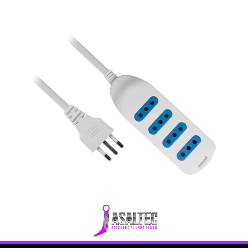 pia creando - 2023-08-23T153827.206 Extensión Múltiple Philco XT52, 4 Entradas, Cable 1.5 Metros, Blanco - Imagen 1