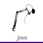 Kit de Micrófono Studio Philco, Incluye Soporte Tipo Araña, Filtro Antipop, USB, Color rosado - Imagen 2