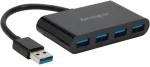 Kensington hub uh4000 usb 3.0 para 4 puertos compacto negro - Imagen 2