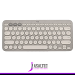 Teclado Logitech K380, Inalámbrico, Bluetooth, Arena, Distribución Español