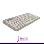 Teclado Logitech K380, Inalámbrico, Bluetooth, Arena, Distribución Español - Imagen 2