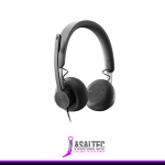 Audífono Logitech Zone Wired USB-C, USB-A, Transductores premium y micrófono con supresión de ruido - Imagen 2