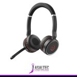 Jabra Audífonos con Micrófono Evolve 75 SE MS Stereo, Inalámbrico, Bluetooth, Negro