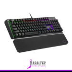 Teclado Gamer Mecánico CoolerMaster CK550 V2, RGB, Cherry Red, Layout Inglés, Incluye Reposamuñecas