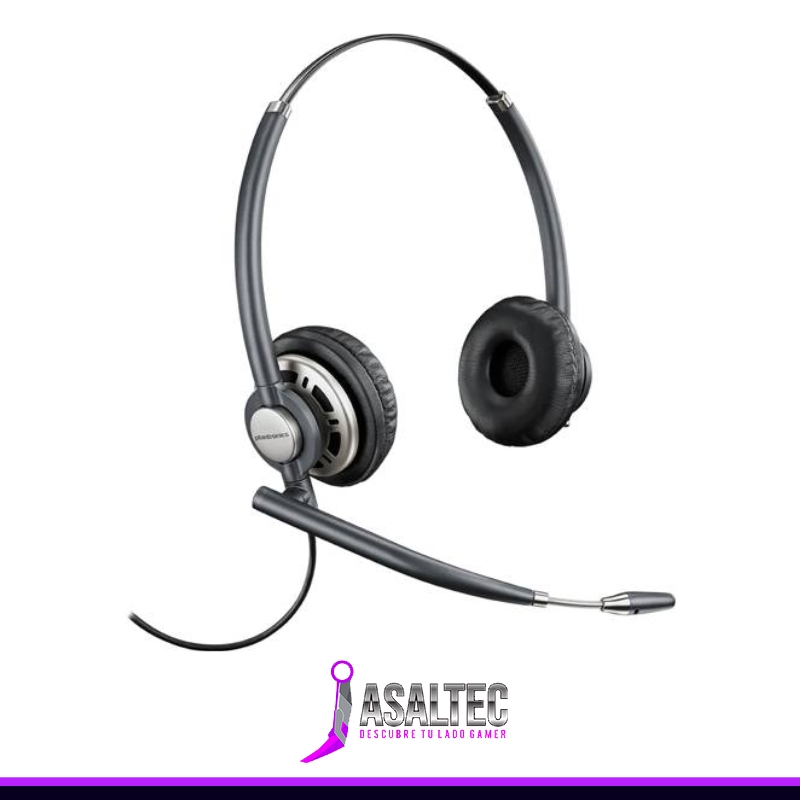 pia creando (11) Plantronics Audífono Binaural EncorePro 720 con Noise-Canceling, Alámbrico, Negro - Imagen 1