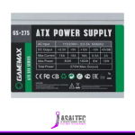 Fuente de Poder GAMEMAX GS 275 PSU 275W 80+ Plus Bronze - Imagen 4