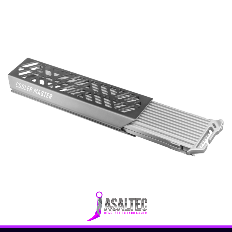 Pato creando (61) Cooler Master Gabinete de Disco Duro Oracle Air, M.2, USB C 3.2, Plata - Imagen 1