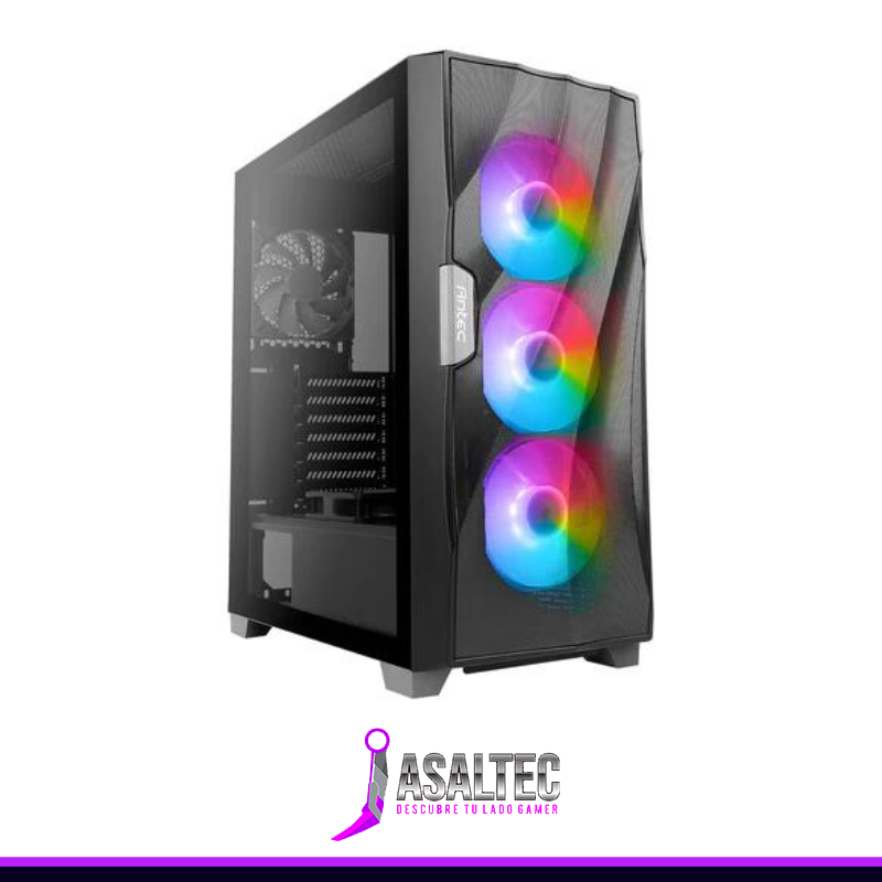 Pato creando (17) Gabinete Gamer Antec DF700 Flux Black - Imagen 1