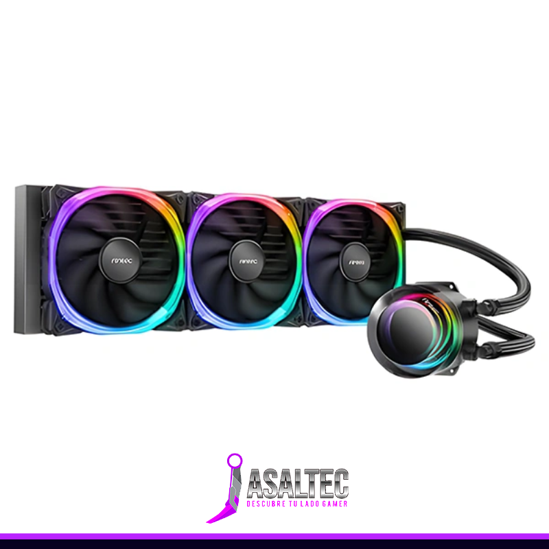 Pato creando (44) Refrigeración Líquida Antec Vortex360 ARGB (Intel/AMD, PWM, 120mm x3, 2000rpm) - Imagen 1